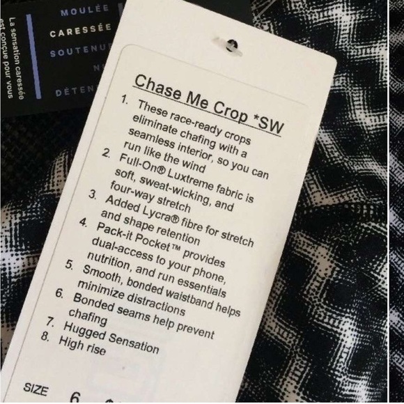LULULEMON chase me crop limited edition - Picture 4 of 7